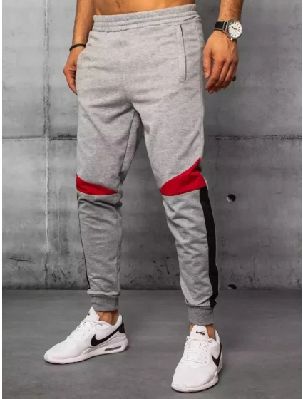 FashionStreet pánske svetlosivé tepláky UX3241