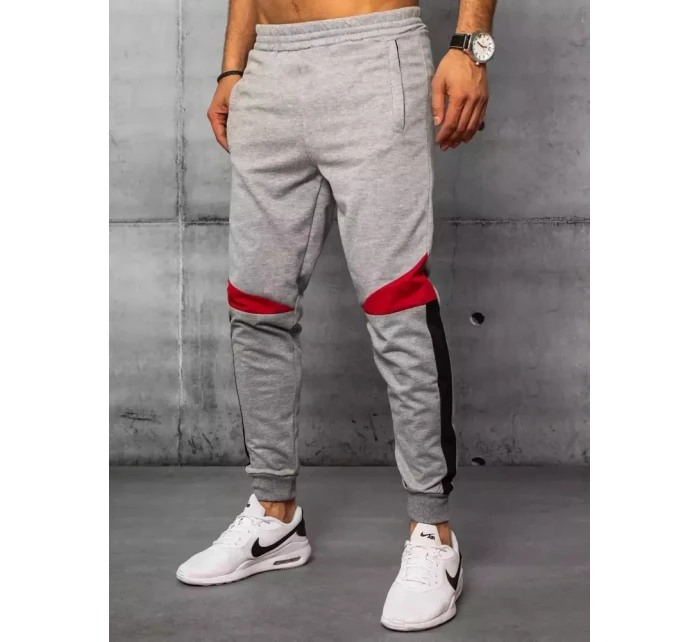 FashionStreet pánske svetlosivé tepláky UX3241