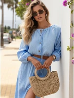 komplet damski bawełniany ze niebieski model 22198763 - FashionStreet