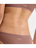 Dámske tangá Soft ADAPT Tiny - BROWN - hnedé 1141 - SLOGGI