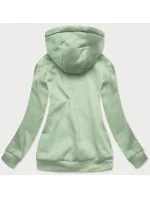 Dámská tepláková mikina v pistáciové barvě model 17969090 - J.STYLE Dámská tepláková mikina v pistáciové barvě model 17969090 - J.STYLE