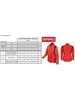 S Tréninkový top s zip s dlouhým rukávem 29. model 22426456 - Spiro S Tréninkový top s zip s dlouhým rukávem 29. model 22426456 - Spiro