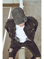 Flexfit 6277TK 6-panelová čiapka s kšiltom „Twill Knit“ 55.77TK šedá Flexfit 6277TK 6-panelová čiapka s kšiltom „Twill Knit“ 55.77TK šedá
