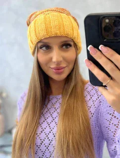 Dámska čiapka Feba K330 horčicová