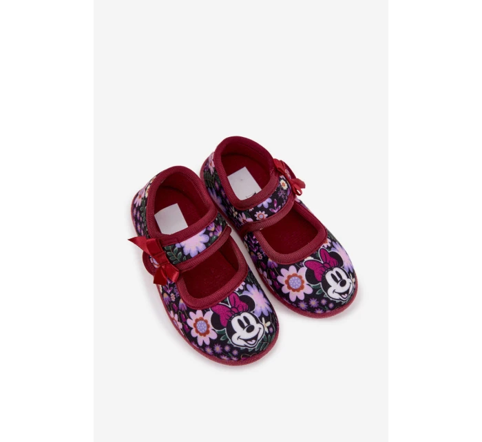 Balerínky Bačkory Pro Dívky MINNIE MOUSE Bordeaux Nomi