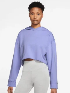 Dámská mikina Yoga Luxe model 18837920 Fialová lila - NIKE