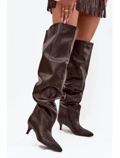 Topánky na podpätku model 219137 Krok vo veľkom štýle