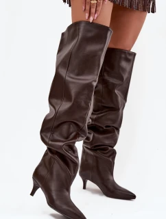 Topánky na podpätku model 219137 Krok vo veľkom štýle