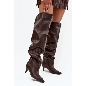 Topánky na podpätku model 219137 Krok vo veľkom štýle