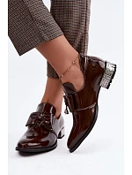 Polobotky na podpatku model 231175 Step in style Polobotky na podpatku model 231175 Step in style