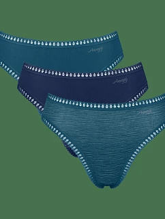 sloggi GO Crush High leg C3P - Turquoise - SLOGGI Turquoise - SLOGGI