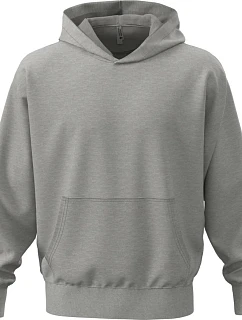 Next Level Apparel N 9307 Ťažká unisex mikina s kapucňou v oversize strihu 08.9307 heather grey