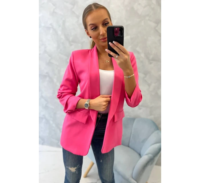 Bunda s klopami elegantná ružová