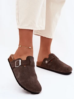 Dámské přezůvky Chodaki Vinceza 101332 Čokoládové