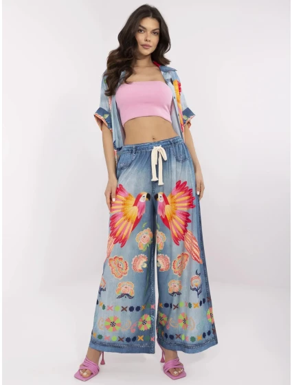 Kalhoty DHJ SP modrá model 21003843 - FPrice Kalhoty DHJ SP modrá model 21003843 - FPrice