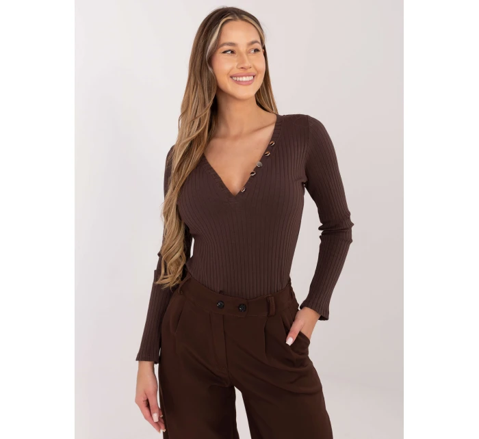 Blúzka RV BZ A1045.99 tmavohnedá