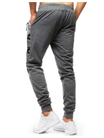 Pánske antracitové tepláky FashionStreet UX3520