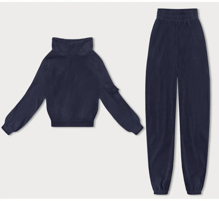 Tmavě modrý dámský teplákový komplet typu model 18901945 - LHD Tmavě modrý dámský teplákový komplet typu model 18901945 - LHD