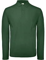 B&C ID.001 LSL Pánské piqué polo s dlouhým rukávem model 22421399 bottle green B&C ID.001 LSL Pánské piqué polo s dlouhým rukávem model 22421399 bottle green