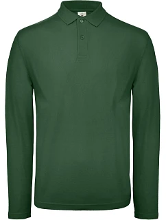 B&C ID.001 LSL Pánské piqué polo s dlouhým rukávem model 22421399 bottle green
