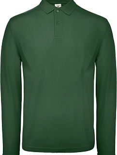 B&C ID.001 LSL Pánské piqué polo s dlouhým rukávem model 22421399 bottle green