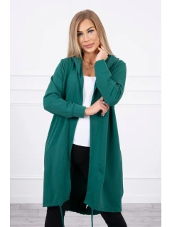 Zelená bunda s potiskem