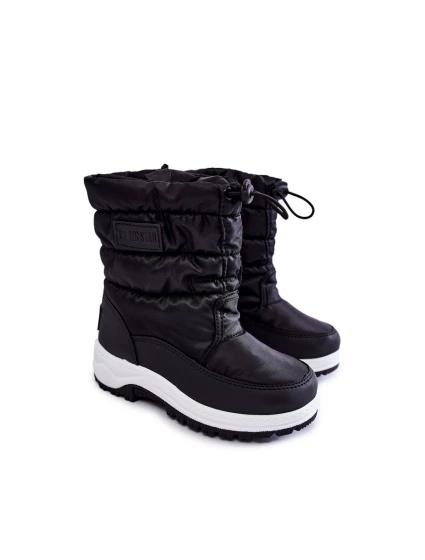 Dziecięce Śniegowce Na Suwak Big Star KK374235 Czarne Dziecięce Śniegowce Na Suwak Big Star KK374235 Czarne