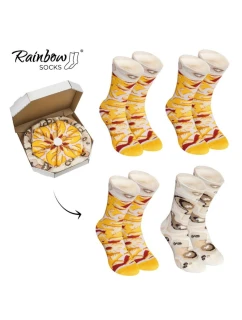 Skarpetki Rainbow Socks Pizza 4 Pary Hawajska