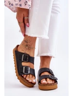 Klasické dámské pantofle Big Star model 21610501 Černé - Big Star Shoes