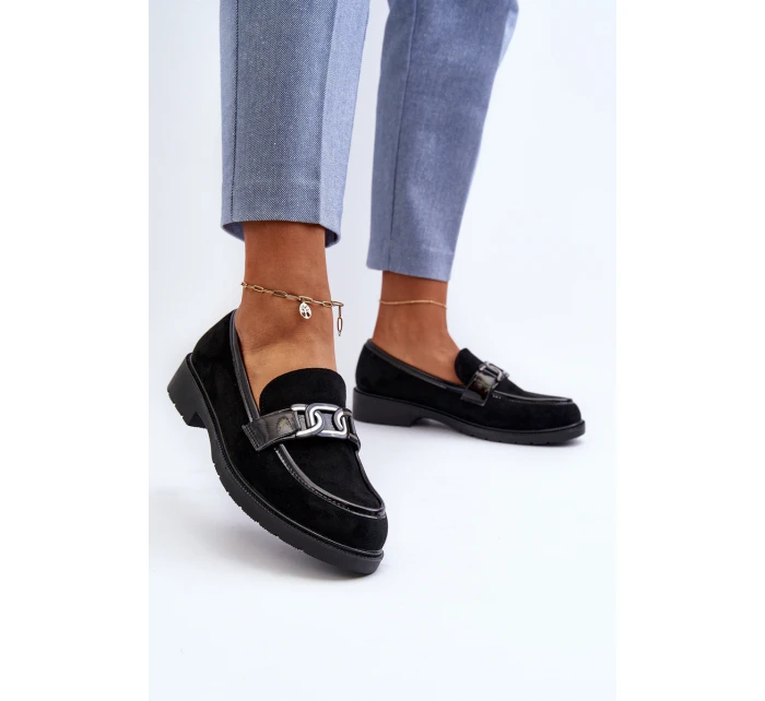 Dámské semišové mokasíny model 21652854 - S.Barski Dámské semišové mokasíny model 21652854 - S.Barski