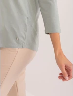 Blúzka D12100R02641A pistáciová Blúzka D12100R02641A pistáciová