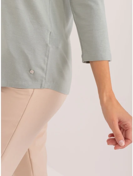 Blúzka D12100R02641A pistáciová Blúzka D12100R02641A pistáciová