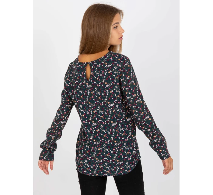 Blúzka D73771M10971AEN tmavo modrá