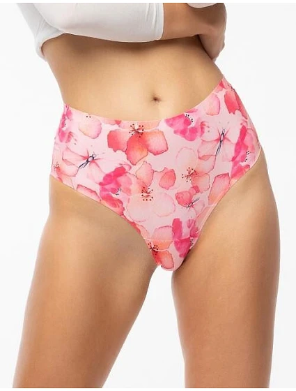 Dámské kalhotky model 22064244 Simple Brasil Maxi růžové - Julimex