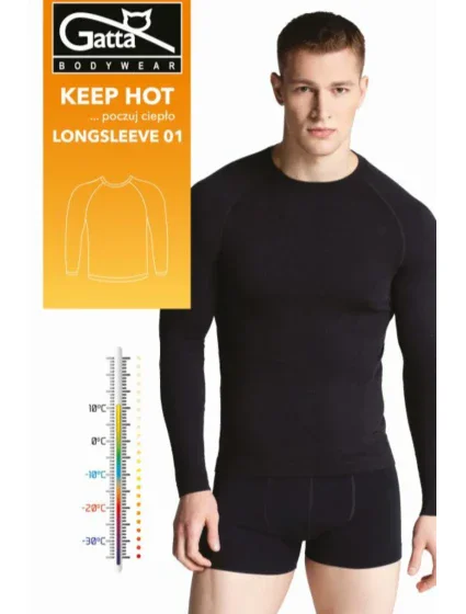 Pánsky nátelník LONGSLEEVE MEN 01 KEEP HOT