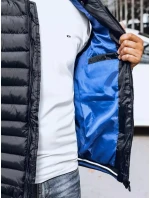 Pánska prešívaná modrá vesta FashionStreet TX4094 Pánska prešívaná modrá vesta FashionStreet TX4094