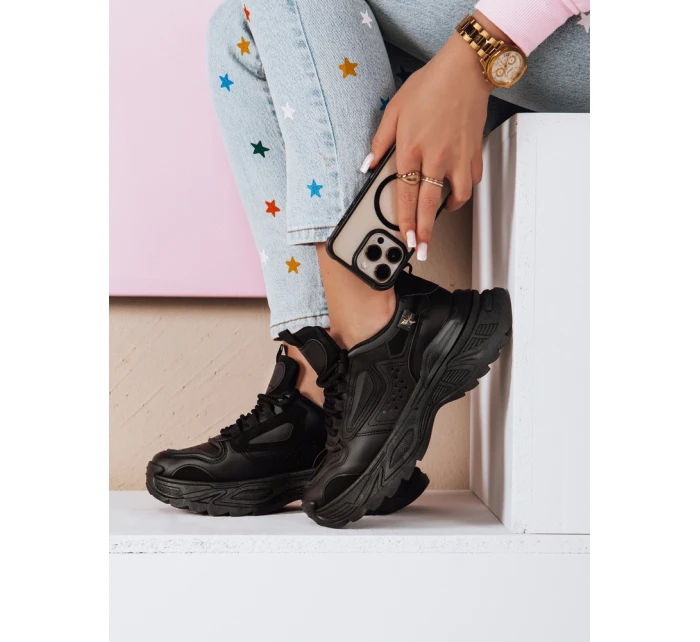 dámské tenisky na platformě černé Dstreet model 21985019 - FashionStreet dámské tenisky na platformě černé Dstreet model 21985019 - FashionStreet