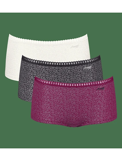 sloggi GO Crush Short C3P – čierna kombinácia – SLOGGI čierna kombinácia – SLOGGI sloggi GO Crush Short C3P – čierna kombinácia – SLOGGI čierna kombinácia – SLOGGI