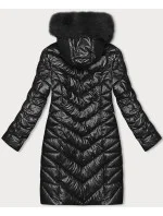 Čierna dámska prešívaná zimná bunda J Style (16M9100-392) Čierna dámska prešívaná zimná bunda J Style (16M9100-392)