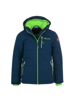 Detská lyžiarska bunda Trollkids Hemsedal Snow Jacket XT navy s reflexnými prvkami navy blue (513-100)