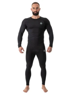 Rashguard s dlhým rukávom čierny BlackRSL - S