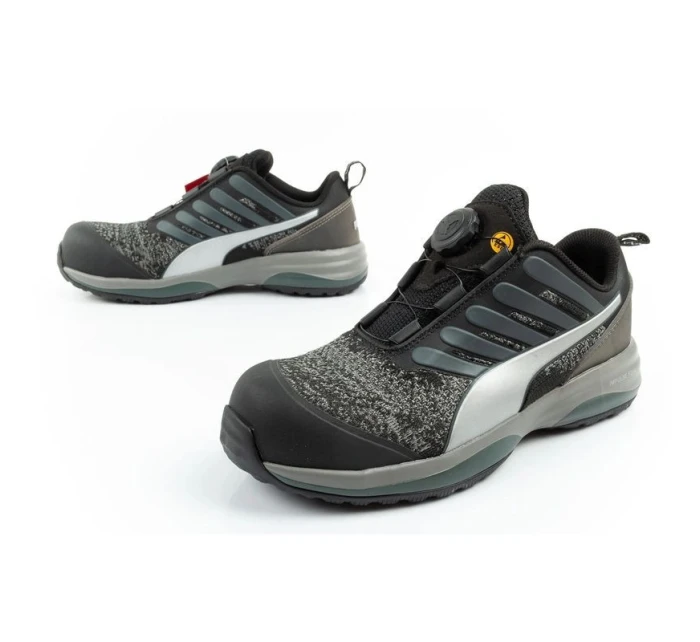 Pracovná obuv Puma Charge Black Disc Low S1P ESD HRO SRC black BOA