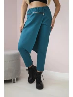 Punto Milano Zimné nohavice s ozdobným zipsom navy Punto Milano Zimné nohavice s ozdobným zipsom navy