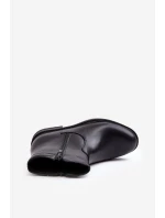 Mužské nízké boty na zip černé model 21638156 - Boto