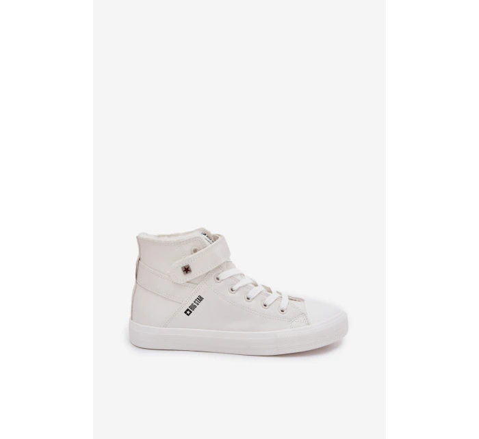 Trampki Damskie Big Star Ocieplane Białe V274541FW Trampki Damskie Big Star Ocieplane Białe V274541FW