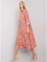 Šaty EM SK tmavě oranžová model 16175328 - FPrice Šaty EM SK tmavě oranžová model 16175328 - FPrice