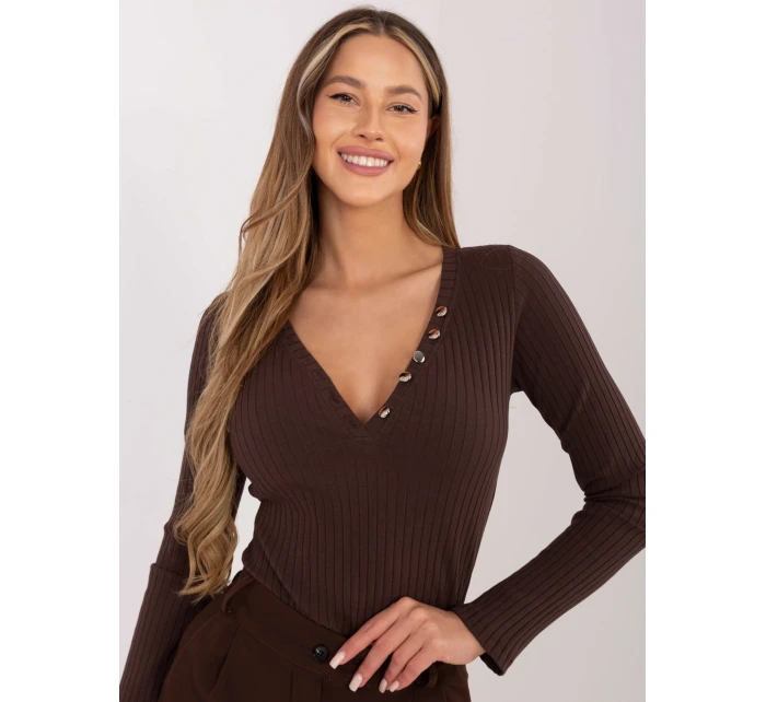 Blúzka RV BZ A1045.99 tmavohnedá