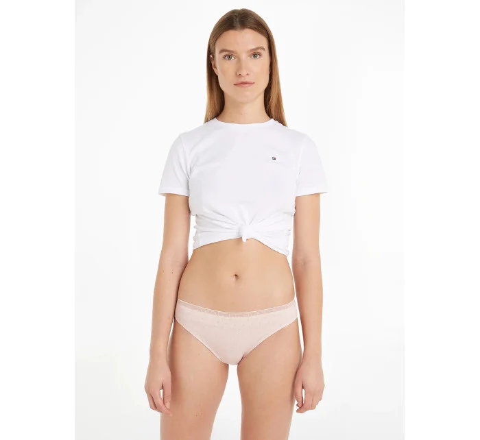 Dámske nohavičky 3Pack UW0UW05284 0VR black/white/st. ružová - Tommy Hilfiger