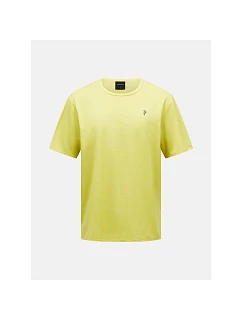 Pánske tričko PEAK PERFORMANCE M Trail Shortsleeve, žltá farba