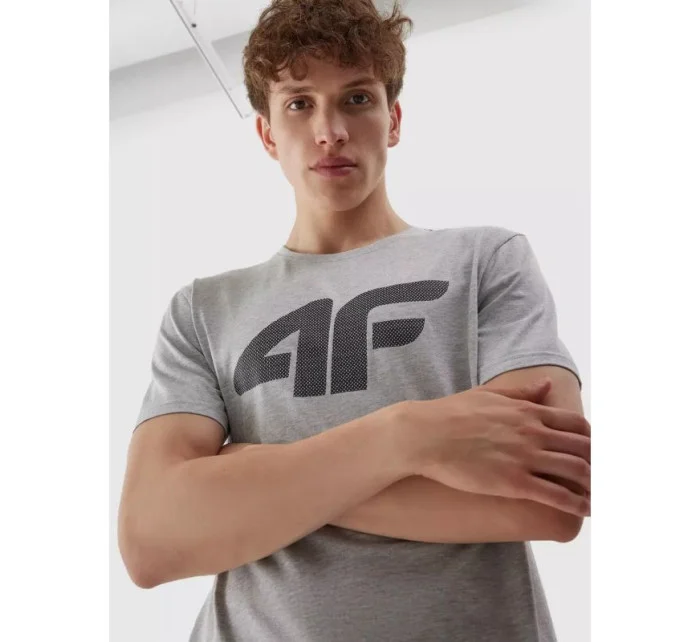 Tričko 4F M 4FAW23TTSHM0877-27M pánske Tričko 4F M 4FAW23TTSHM0877-27M pánske